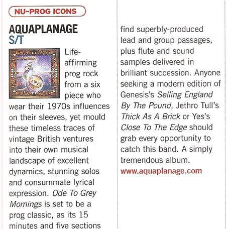 Aquaplanage review musicians union